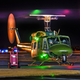 Image for article titled This USAF UH-1N Huey May Be Old But It Sure Looks Futuristic Bathed In Artificial Light